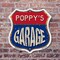 Signmission Poppy's Garage, 6 Inch X 6 Inch, Plastic Sign SHI-P-6-383-POPPY - alternate 5