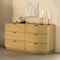 Manhattan Comfort Chrystie 2-Piece Dresser and Nightstand in Natural DR2066-1 - alternate 4