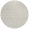 Homeroots 8' Beige And Gray Round Chevron Washable Indoor Outdoor Area Rug 596239 - alternate 5