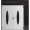 Vdomdoors Front Exterior Prehung Aluminum Double Doors Ronex1277 Black Enamel Mirrored Clear Glass 1 RONEX1277DEXD-BLK-W72+14xH80+14-RH-O - alternate 1