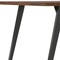 Homeroots 66" Walnut and Gray Wood and Iron Frame Base Dining Table 640694 - alternate 5