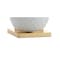Jonathan Y Diamond 25.5 in. LED Glass/Metal Table Lamp, White/Gold Leaf JYL5043A - alternate 7