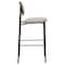 Leisuremod Euston Modern Wicker Bar Stool With Black Steel Frame, Beige, 2PK EC29BG2 - alternate 9