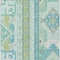 Homeroots 3' X 5' Mint Green Blue And Ivory Aztec Washable Indoor Outdoor Area Rug 598478 - alternate 7