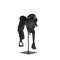 Homeroots 17" Black Metal And Resin English Horse Saddle Tabletop Sculpture 392468 - alternate 9