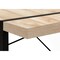 Homeroots 49" Natural and Black Computer Desk 489866 - alternate 7