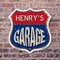 Signmission Henry's Garage, 6 inch X 6 inch, Plastic Sign, 2PK SHI-P-2PACK-6-383-HENRY - alternate 5