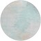 Homeroots 8' Pale Aqua Beige And Ivory Round Abstract Washable Indoor Outdoor Area Rug 617415 - alternate 8
