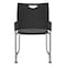 Office Star Products STC Series Sled Base Leg Stack Chair, Black / Silver STC8302C28-3 - alternate 7