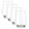 Martha Stewart Everyday 4 Piece 19oz Stemless Wine Glass Set 136436.04 - alternate 5
