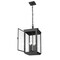 Z-Lite Hartwell 4-Light Outdoor Chain Mount Ceiling Fixture, 10 in W, Sand Black 5019CHB-BK - alternate 6