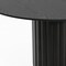 Homeroots 60" Black Solid Wood Pedestal Base Round Top Dining Table 721035 - alternate 5