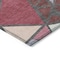 Homeroots 5' X 8' Burgundy Pink And Charcoal Geometric Washable Indoor Outdoor Area Rug 600355 - alternate 7