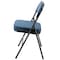 Elama 4 Piece Metal Folding Chair with 2.2 Inch Padded Seats in Dark Blue ELM-J0618-DB - alternate 7