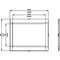 Siemens cover frame for door cutout 137.6 x 92.8 mm WxH accessory for: SEO motor 3VA9377-0SB30 - alternate 2