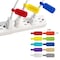 Grizzly Supply Medium Cable Label, 2.25 in L, 0.75 in W, Hook and Loop Closure, Assorted Colors, 10PK GS-HLCL-Medium - alternate 1
