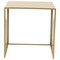 Leisuremod Square 15.8 in W, 15.8 in L, Steel, Gold CT15GG - alternate 10
