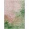 Homeroots 9' X 12' Pink And Green Abstract Washable Indoor Outdoor Area Rug 604819 - alternate 6