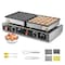 Vevor 50PCS Mini Dutch Pancake Maker Commercial Dorayaki Baker Non-stick 1800W AK-H50 - alternate 1