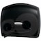 Kimberly-Clark Professional Essential Jumbo Roll Toilet Paper Dispenser (09507), Black, 16.0" x 13.88" x 5.75" (Qty 1) 09507 - alternate 1