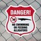 Signmission Alligator Warning Shield Sign Danger! No, 6 Inch X 6 Inch, Plastic Sign SHI-P-6-356 - alternate 5