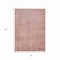 Homeroots 3' X 5' Blush And Pink Abstract Washable Indoor Outdoor Area Rug 616220 - alternate 8