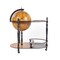 Homeroots 32in Brown Solid Wood Oval Rolling Bar Cart With Wine Storage 364353 - alternate 9