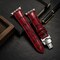 Elegani Alligator-Embossed Leather Watch Replacement Band Compatible with Apple Watch 41mm, Red LAVT-RED-41mm - alternate 3