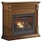 Duluth Forge Ventless Liquid Propane Gas Fireplace With Mantel - 26,000 BTU, T-Stat Control, Apple Spice Finish DFS-300LT-3AS - alternate 6