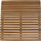 Homeroots Natural Teak 24" Square Shower Mat 554942 - alternate 7
