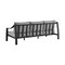 Armen Living Koda Aluminum Outdoor Coffee Table in Black SETODKODKGRBX4 - alternate 3