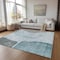 Homeroots 3' X 5' Teal Blue Aqua And Gray Abstract Washable Indoor Outdoor Area Rug 582032 - alternate 5