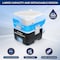 Serenelife 5.3 Gal Portable Camping Toilet For Adults, 100+ Flushes Porta Potty Camp Toilet with Phone Holder SLCATL380 - alternate 5