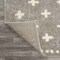 Jonathan Y Cristo Berber Geometric Shag Gray/Ivory 4 ft. x 6 ft. Area Rug MOH403B-4 - alternate 7