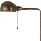 Homeroots 58" Rust Metal Adjustable Swing Arm Floor Lamp With Rust Metal Dome Shade 526256 - alternate 6