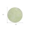 Homeroots 8' Artichoke Green And Ivory Round Geometric Washable Indoor Outdoor Area Rug 595045 - alternate 5