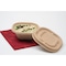 Chuk Bowl 12 oz square round, Natural Molded Fiber, 1050 Count Case, 1050PK BW-12-SR - alternate 1