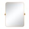Homeroots 36" Gold Metal Framed Standing Mirror 565110 - alternate 8