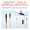Delton Ascent Replacement 3.5mm Cable for Kids Learning Computer Headset Headphones 3-Pack, Orange S35 - alternate 7