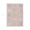 Homeroots 5' X 8' Pink Ivory And Gray Damask Washable Indoor Outdoor Area Rug 599443 - alternate 5
