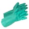 Gemplers Chemical Resistant Gloves, Nitrile, 13 in L, 11 mil, Green, 9, 12 PK 11mil-UL-9 - alternate 1