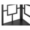 Homeroots 62" Black Metal Corner Bookcase 376525 - alternate 9