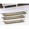 Homeroots Set of Three Gold Metal Serving Tray With Handles 516311 - alternate 6