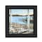Homeroots Harbor View 1 Black Framed Print Wall Art 407388 - alternate 1