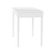 Homeroots 43" White Solid Wood Writing Desk With Two Drawers 402017 - alternate 8