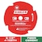 Diablo James Hardie 6 1/2 in. D X 20 mm Polycrystalline Diamond Track Saw Blade 4 teeth D0604TSH - alternate 1