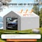 Vevor Carport Replacement Canopy Car Shelter Top+Side 10x20ft Frame Not Included SXYQCPBHDC10X20 - alternate 4
