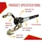 Mytee Products 3/8 in - 1/2 in Torque Drive Load Binder with Heavy-Duty Grab Hooks 9,200 lbs WLL, 2PK CBRS-SB-38x2 - alternate 7