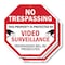 Signmission No Trespassing This Property Is Pro, 18 inch X 18 inch, Plastic Sign, 2PK OC-P-2PACK-18-101 - alternate 1