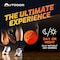Outdoorcruiser Light Up Basketball Waterproof Rubber Construction Glow in The Dark Glows Up to 30Hrs TapActivation OCBBL7 - alternate 4